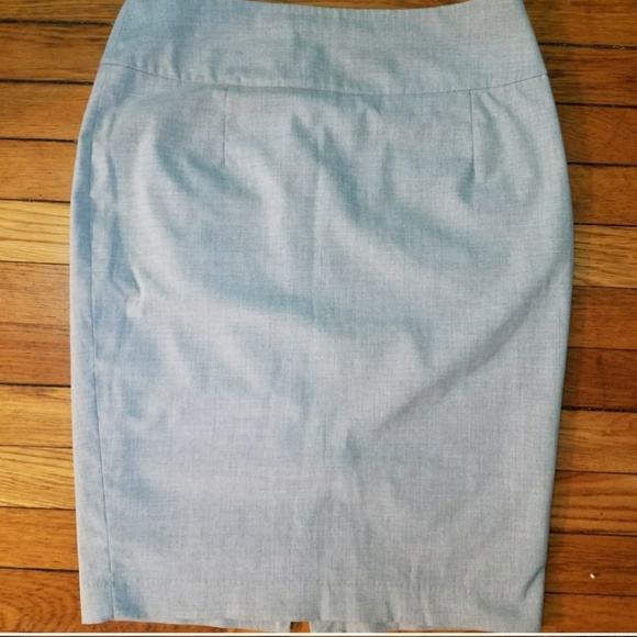 Missimo Heather Grey Stretch Pencil Skirt - Picture 2 of 5